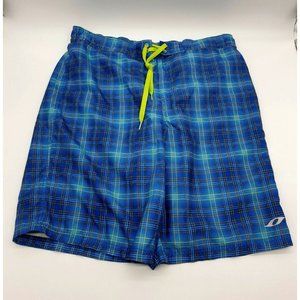 Oxide Board Shorts Mens XL Lined Beach Vacation Surf Swim Trunks Blue 38" to 42"